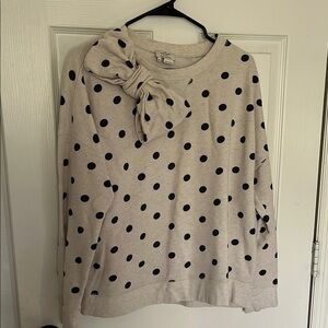 Kate Spade Polka Dot Sweater with Bow